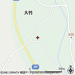 秋田県にかほ市大竹下後56周辺の地図