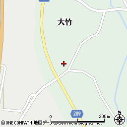 秋田県にかほ市大竹下後60周辺の地図