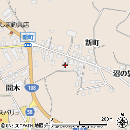 秋田県由利本荘市矢島町元町新町114周辺の地図