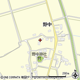 秋田県横手市平鹿町醍醐野中45周辺の地図
