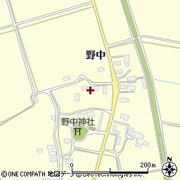 秋田県横手市平鹿町醍醐野中46周辺の地図