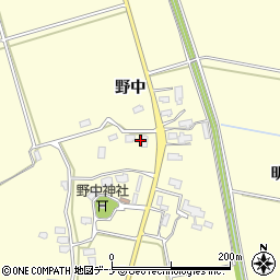 秋田県横手市平鹿町醍醐野中78周辺の地図