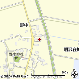秋田県横手市平鹿町醍醐野中98周辺の地図