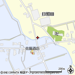 秋田県横手市平鹿町醍醐日照田7周辺の地図