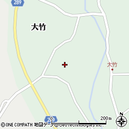 秋田県にかほ市大竹下後51周辺の地図