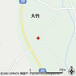 秋田県にかほ市大竹下後62-1周辺の地図