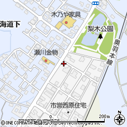 秋田県横手市十文字町西原二番町20周辺の地図