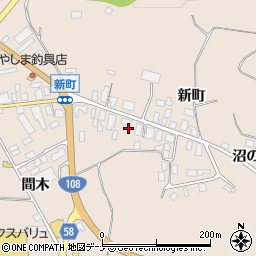 秋田県由利本荘市矢島町元町新町113周辺の地図