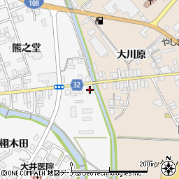 秋田県由利本荘市矢島町七日町熊之堂46-8周辺の地図