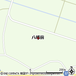 秋田県横手市十文字町睦合八幡前周辺の地図