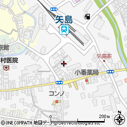矢島町土地改良区周辺の地図