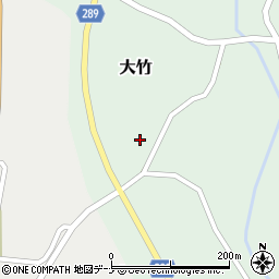 秋田県にかほ市大竹下後62周辺の地図