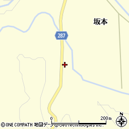 岩手県奥州市江刺米里坂本51周辺の地図