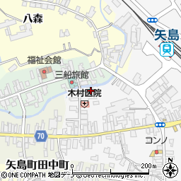 秋田県由利本荘市矢島町七日町七日町39-11周辺の地図