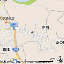 秋田県由利本荘市矢島町元町新町123周辺の地図