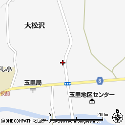 岩手県奥州市江刺玉里大松沢77-3周辺の地図