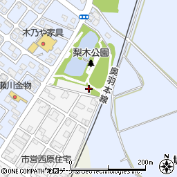 秋田県横手市十文字町西原二番町54周辺の地図