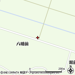 秋田県横手市十文字町睦合明神前周辺の地図