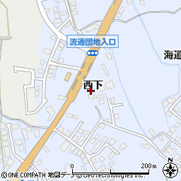秋田仏壇販売周辺の地図