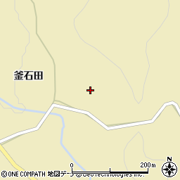 秋田県雄勝郡羽後町軽井沢釜石田山周辺の地図