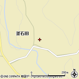 秋田県羽後町（雄勝郡）軽井沢（釜石田）周辺の地図