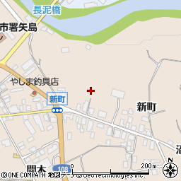 秋田県由利本荘市矢島町元町新町137周辺の地図