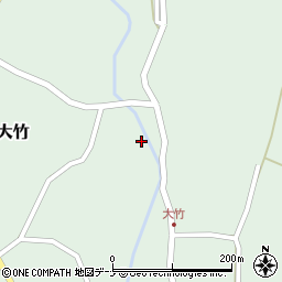 秋田県にかほ市大竹下後18周辺の地図