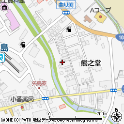 秋田県由利本荘市矢島町七日町熊之堂32周辺の地図