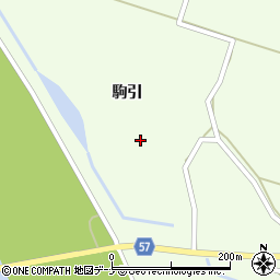 秋田県横手市十文字町睦合駒引111周辺の地図