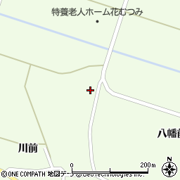 秋田県横手市十文字町睦合宿屋布周辺の地図