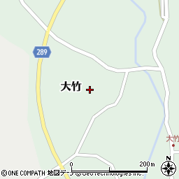 秋田県にかほ市大竹下後71周辺の地図