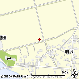 秋田県横手市平鹿町醍醐日照田105周辺の地図
