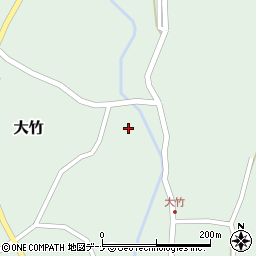 秋田県にかほ市大竹下後25周辺の地図