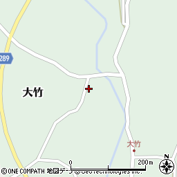 秋田県にかほ市大竹下後24周辺の地図
