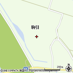 秋田県横手市十文字町睦合駒引108周辺の地図