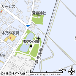 秋田県横手市十文字町梨木堤ノ上周辺の地図