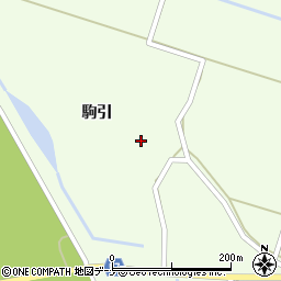 秋田県横手市十文字町睦合駒引84周辺の地図