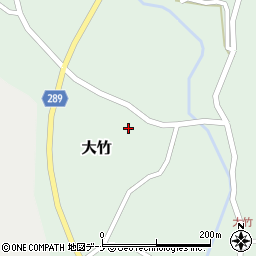 秋田県にかほ市大竹下後111周辺の地図