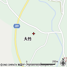 秋田県にかほ市大竹下後105周辺の地図