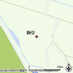 秋田県横手市十文字町睦合駒引周辺の地図