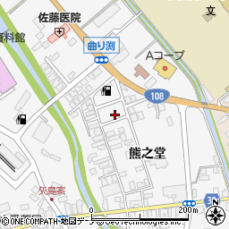 秋田県由利本荘市矢島町七日町熊之堂60周辺の地図