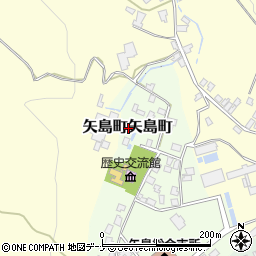 秋田県由利本荘市矢島町矢島町周辺の地図