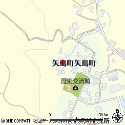 秋田県由利本荘市矢島町城内田屋の下26周辺の地図