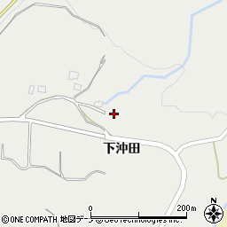 秋田県由利本荘市矢島町新荘3周辺の地図