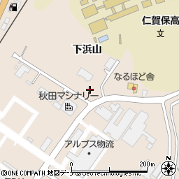 秋田県にかほ市象潟町周辺の地図