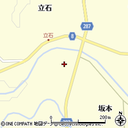 岩手県奥州市江刺米里坂本40周辺の地図