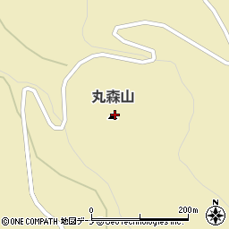 丸森山周辺の地図