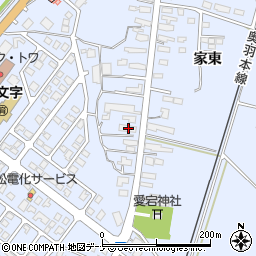 秋田県横手市十文字町梨木家東117周辺の地図