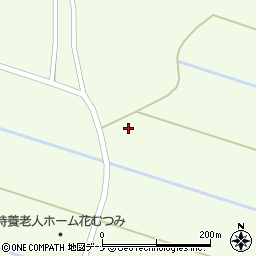 秋田県横手市十文字町睦合深谷地周辺の地図