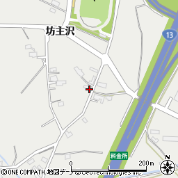 秋田県横手市十文字町十五野新田坊主沢54-1周辺の地図